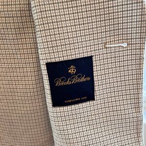 BROOKS BROTHERS Lanificio Campore Italy Seer Sucker Check Dress Size & Jacket